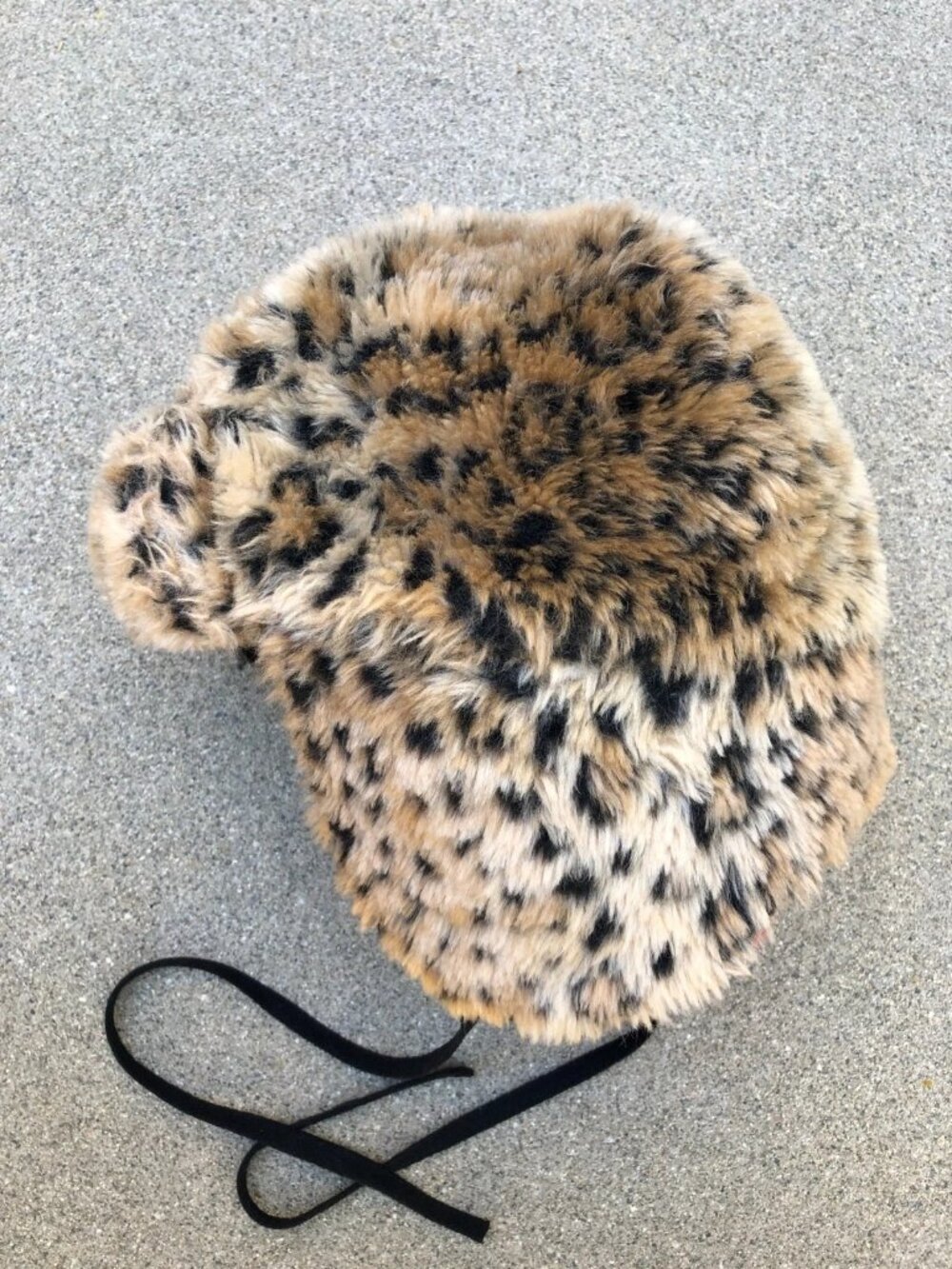 PINS AND NEEDLES Cheetah Fuzzy Hat Women's One Size Aviator Dog Ears Cap